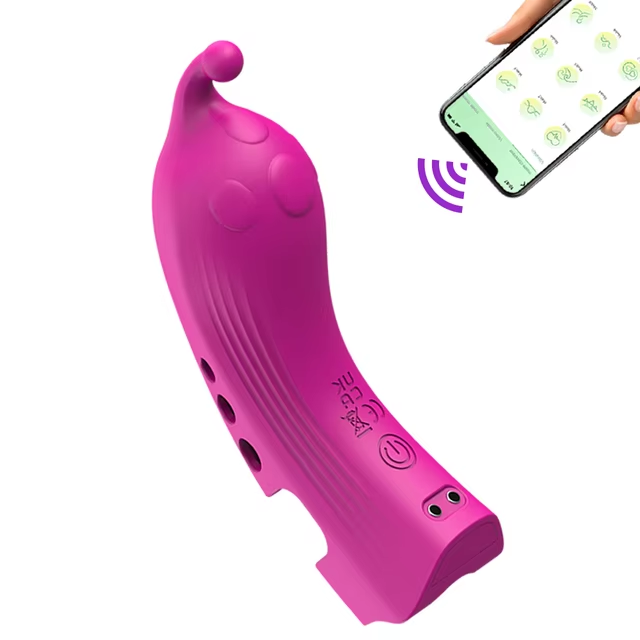 App-gesteuerter Finger-Vibrator Orgasmus Massagegerät mit 9 Vibrationen