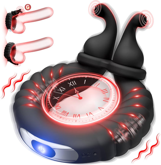 Penis ring vibrator cock ring sex toy with 10 vibration modes 