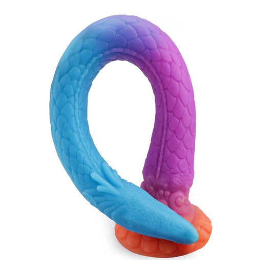 Luminous anal plug super long tentacle dragon dildo anal dildo 45cm 