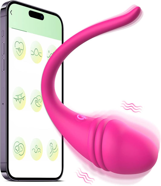 Vibrator seksspeeltje met app en Bluetooth afstandsbediening vibrators met 10 vibratiestanden 