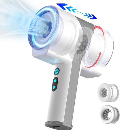 Electric masturbator cup hands-free with 7 vibration modes and 5 telescopic rotation modes 