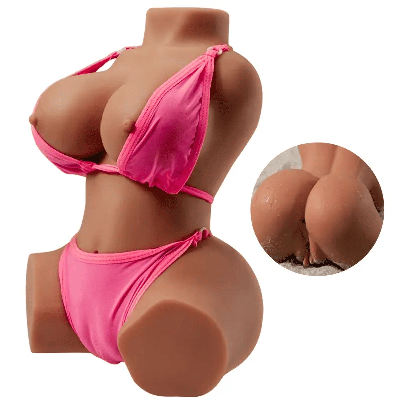 2.7KG 3 IN 1 Doggystyle Brown Realistic Sex Doll 