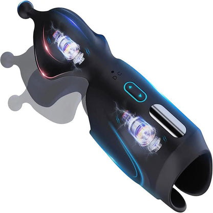 Elektrischer Masturbationsbecher Penistrainer Vibrator mit 10 Vibrationsmodi