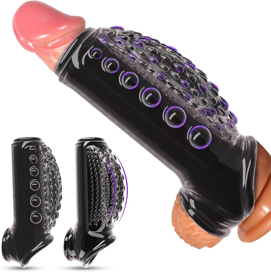 2-in-1 Erotisches Sexspielzeug Set Penis Sleeve Penishülle