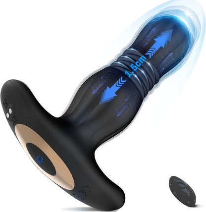 Anal vibrators with thrust function Anal vibrator with 7 vibration modes 7 thrust modes 