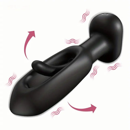 Kloppende anale plug prostaatstimulator, 9 tikmodi, 9 vibratiemodi 