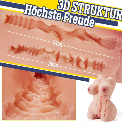 5,5KG Liebespuppe Realistischer Masturbator mit 3D Vagina und Anal