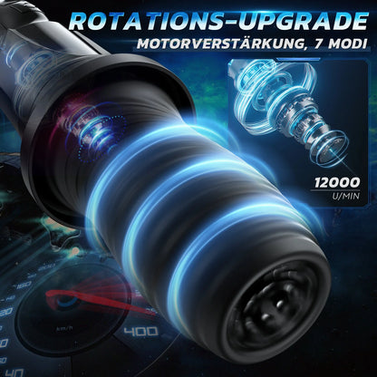 7 rotations 10 vibrations and 360° rotation masturbation cup
