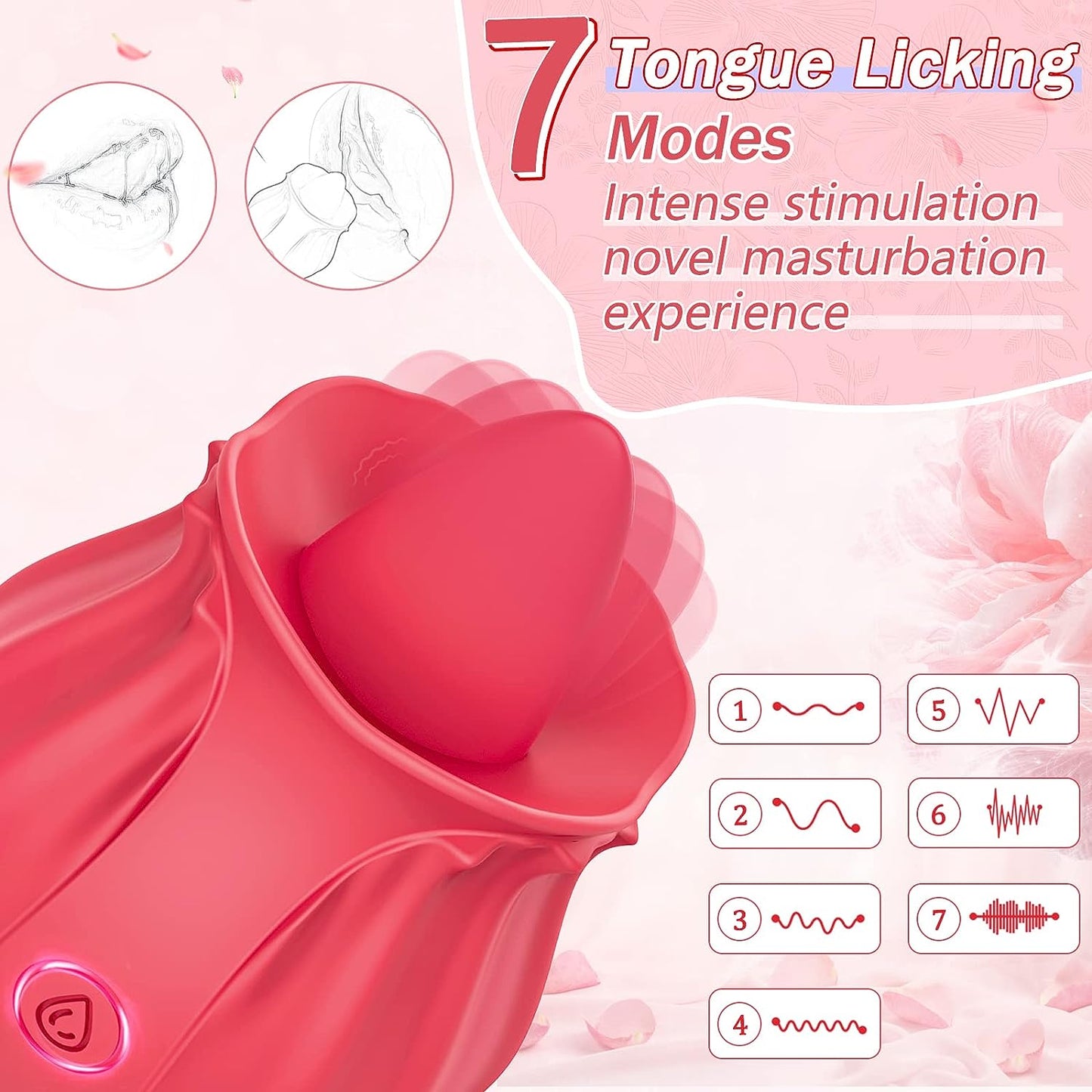 Vibrators Butterfly Vibration for women 7 licking modes 7 vibrations 