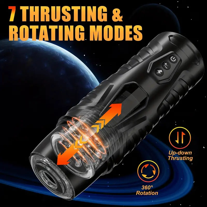 Automatic male masturbators with 7 thrust modes and rotation modes 