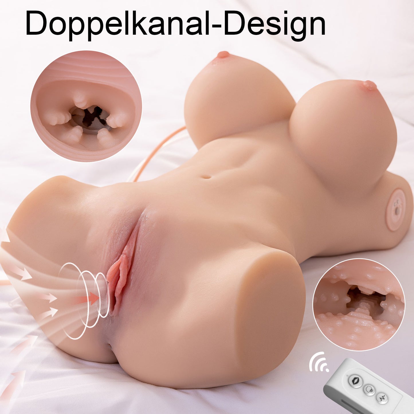 Laura suck and vibrate doll 6.8KG