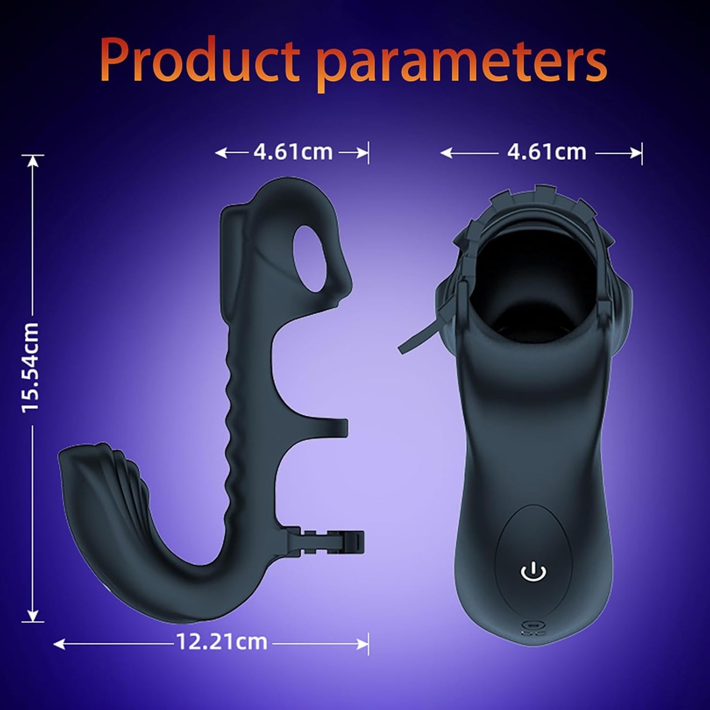 Penistrainer Penismanschetten Penishülle mit 7 Vibrationsmodi & Fernbedienung