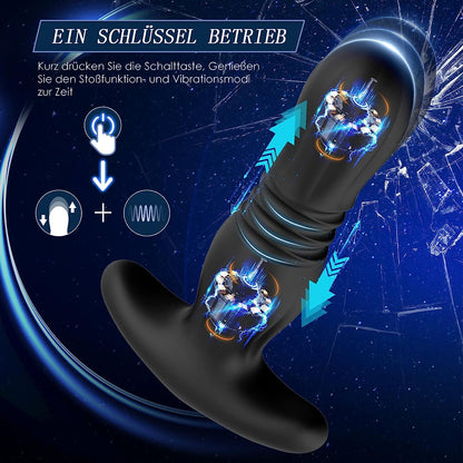 Anal vibrators with thrust function Anal vibrator with 7 vibration modes 7 thrust modes 