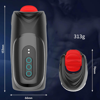 Elektrische Masturbatoren Penis-Trainer Penisringe mit 10 Vibrationsmodi