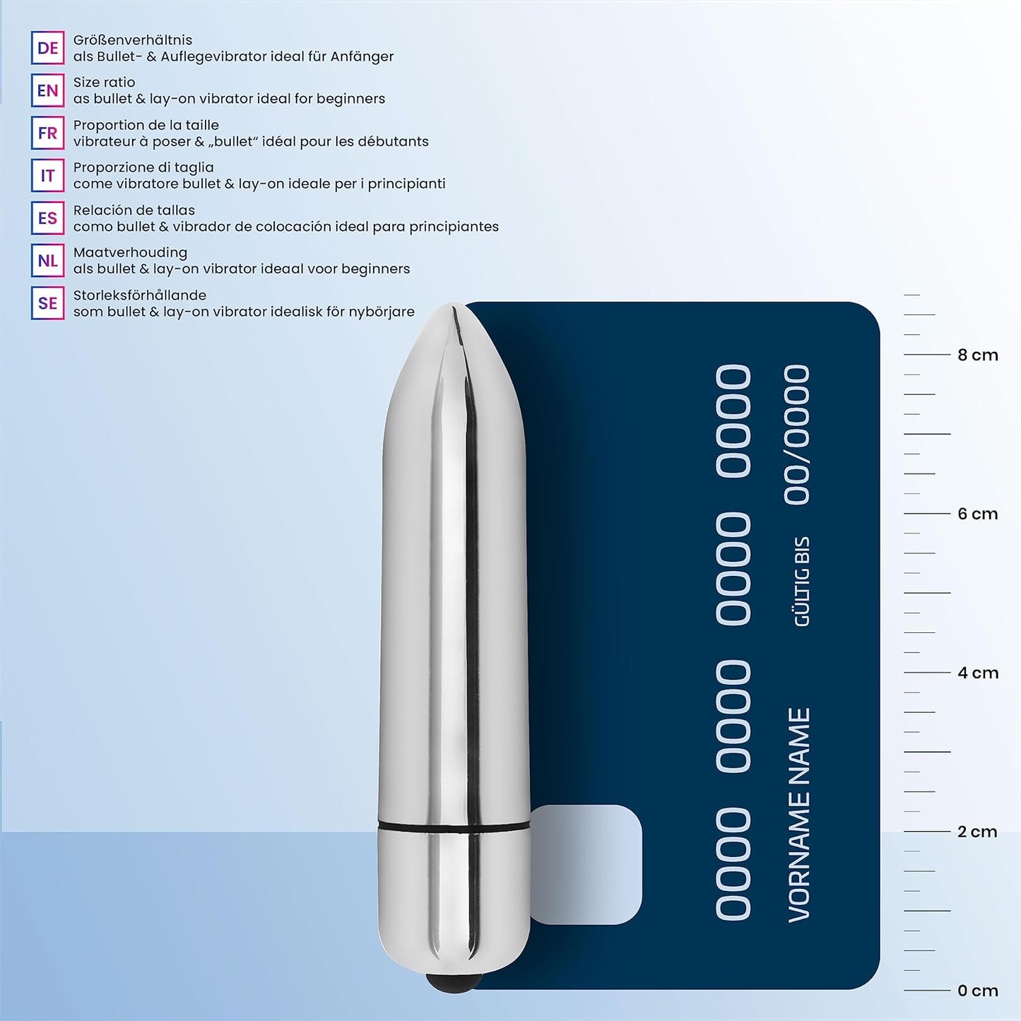 Finger vibrator mini vibrator lay-on vibrator 8.6cm 