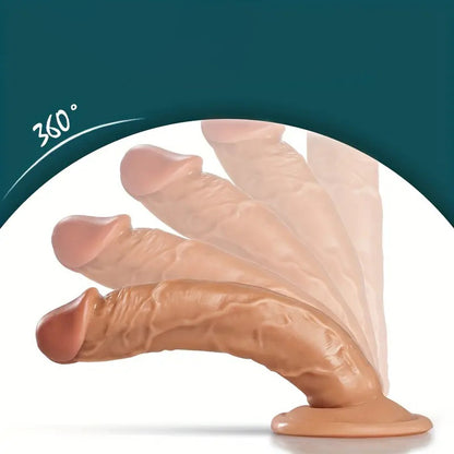 Powerful, realistic 4.3 inch silicone dildo with suction cup 