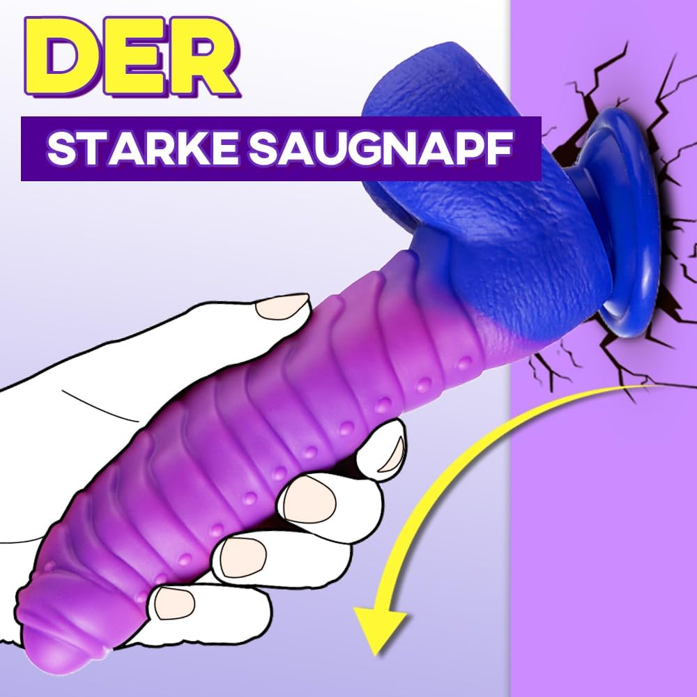 3 in 1 van kleur veranderende dildo's realistische dildo-vibrator met sterke zuignap 