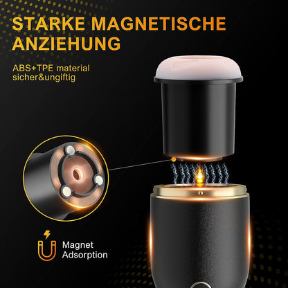 Electric masturbator cup with 6 modes rotation massage function 