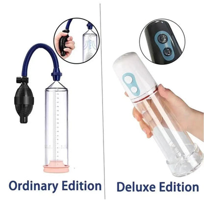 2 in 1 Electric Penis Pump Erection Penis Enlargement Penis Vacuum Pump 