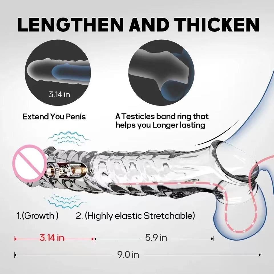 Vibrationsei Elektrischer Penishülle mit Leistungsstarke Einzelfrequenz-Vibration