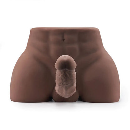3.9 KG Hunky Unisex Male Realistic Butt with Bendable Penis Anal Entrance