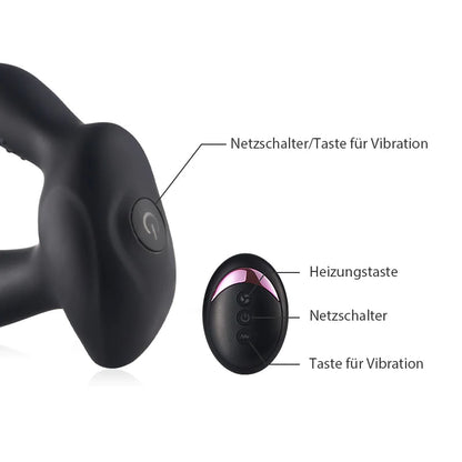 ANAL INNOVATOR 10 Vibratie Prostaatvibrator met Cockringen REG