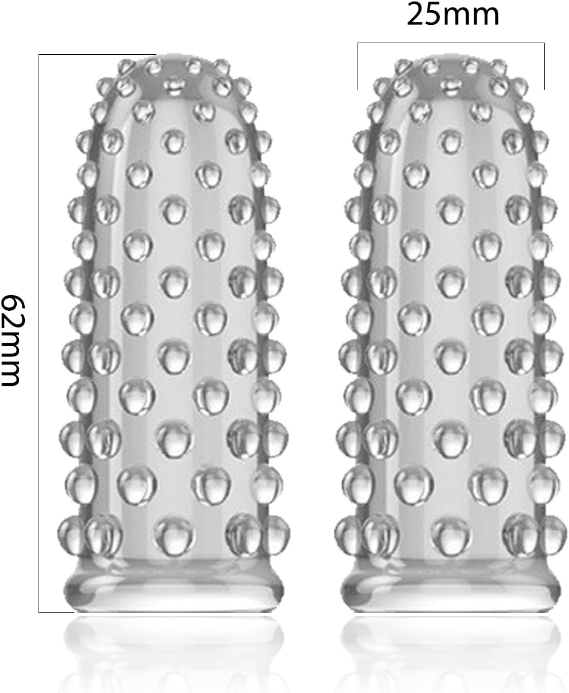Fingerhüllen Penishülle Fingerspitze 2-er Set
