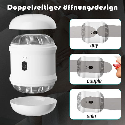 Handfrei Automatische Elektrischer Masturbator Cup mit Starker 10 Saug- und Vibrationsmodi
