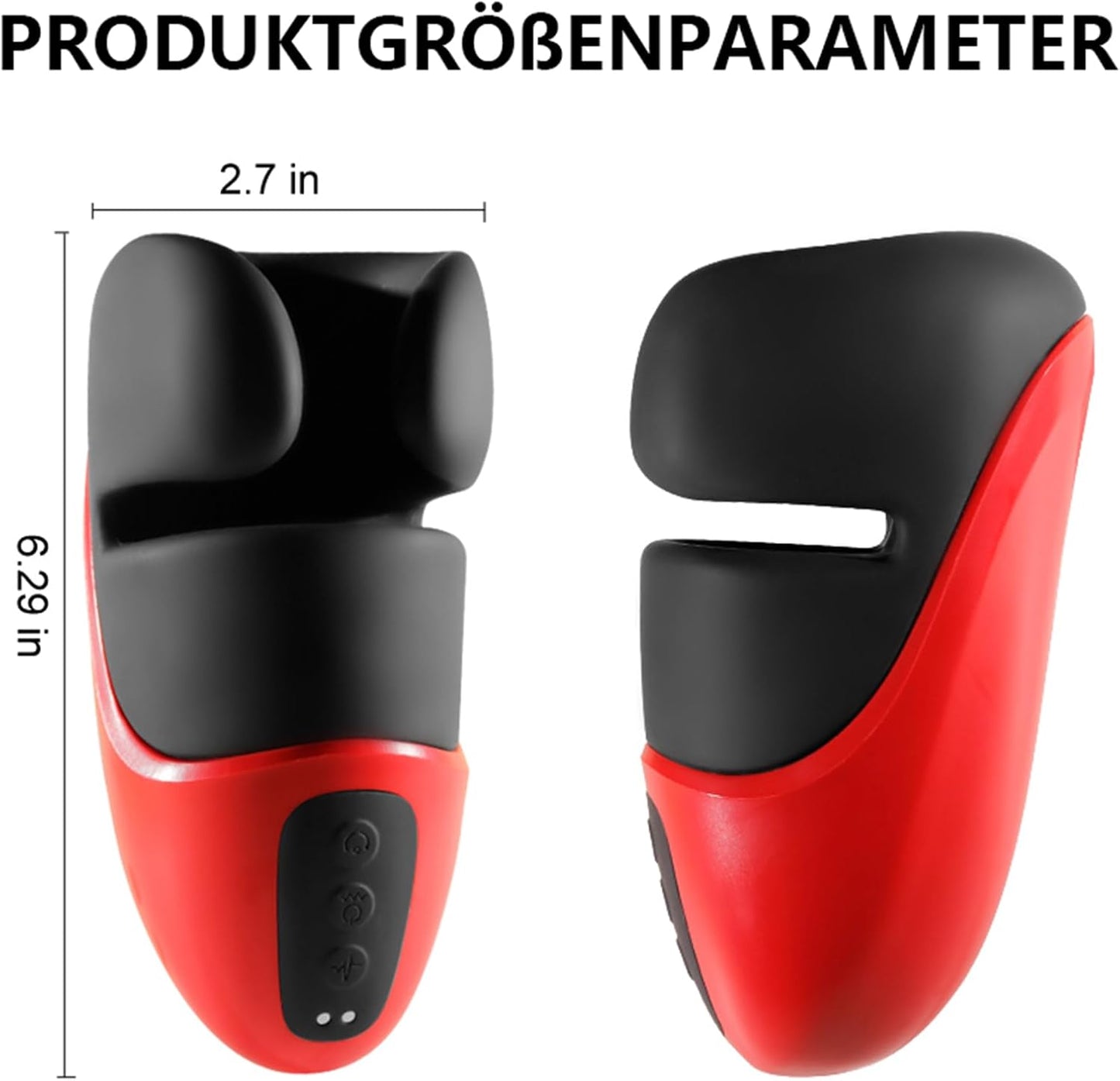 Elektrischer Masturbatoren Penistrainer Mit 10-Frequenz-Klemmvibration 10-Frequenz-Kopfvibration