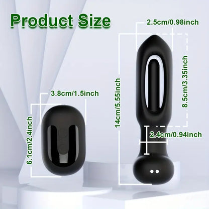 Beating anal plug prostate massager, 9 tapping modes, 9 vibration modes 