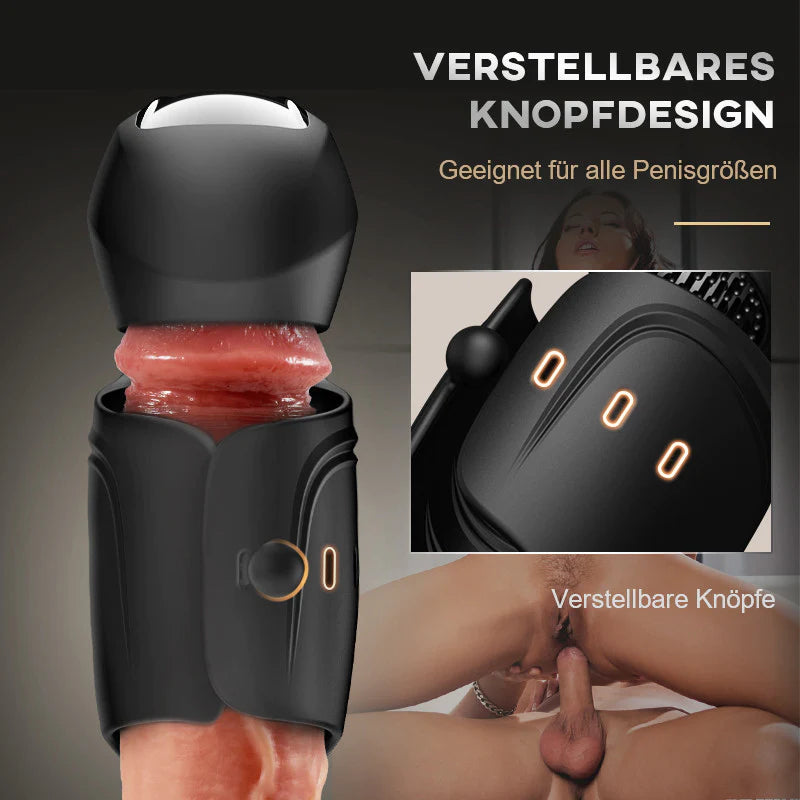 Automatisch verstellbare Schnalle 10 Vibrationsmodi Masturbationsbecher