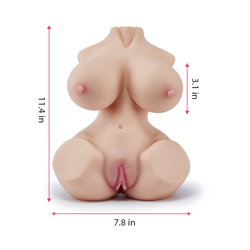 sexy rondborstige halve lichaam realistische masturbator 3,5 kg 
