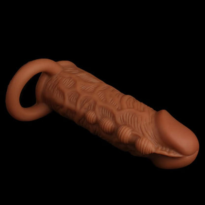 15 cm Penishülle Penisverlängerung mit Hodenringen