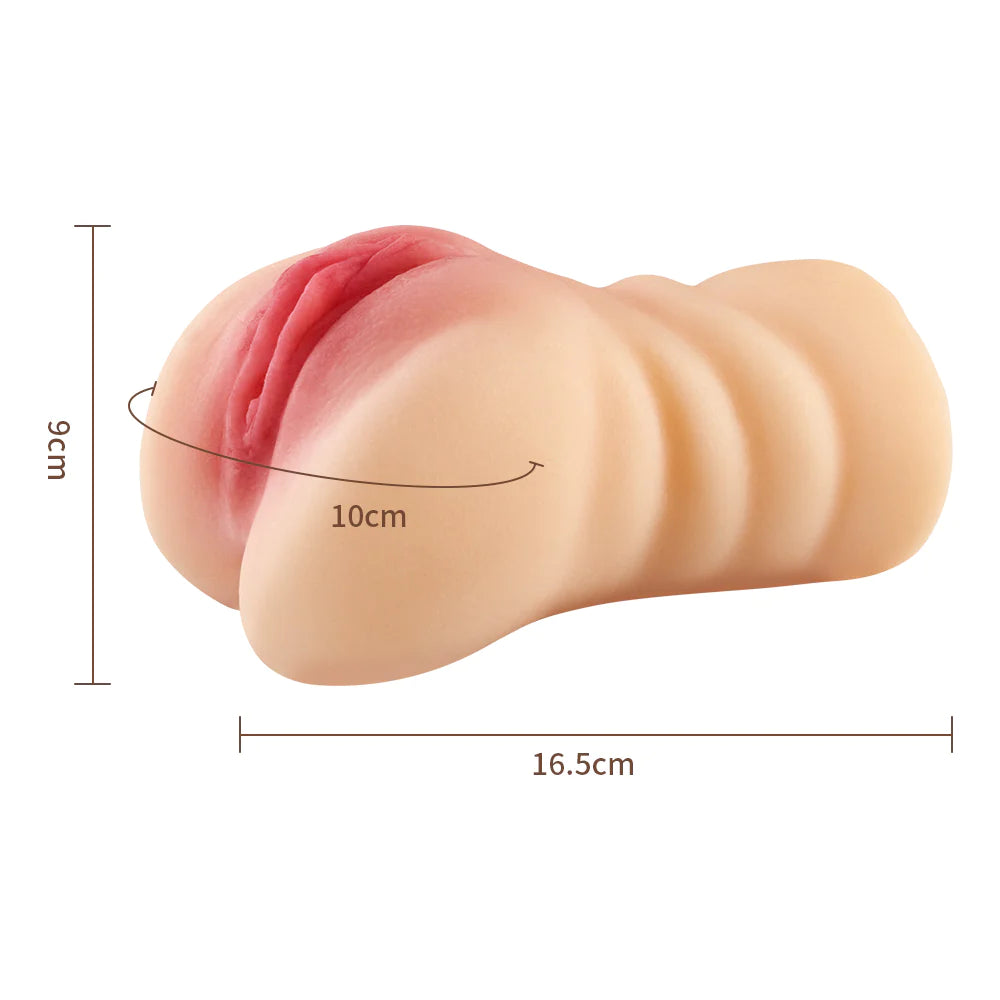 2 IN 1 Taschenmuschi Realistischer Masturbator Vagina- und Anus-Eintritt