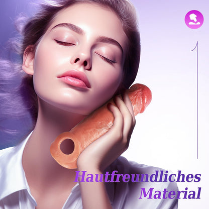 4 in 1 Elektrischer Penishülle Penisring Vibrator mit APP Vibrationsmodi