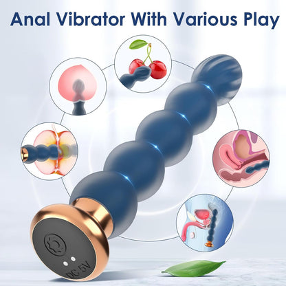Prostate Stimulation Massager Analplug mit 10 Vibrationmodi Fernbedienung