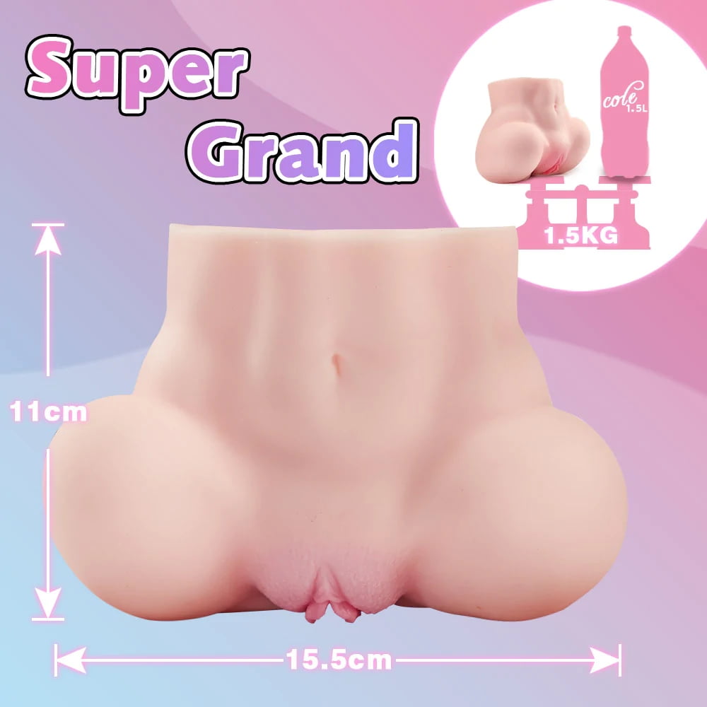 1,5 kg Realistische Sexpuppe mit Doppelte Schamlippen und super echte Klitoris
