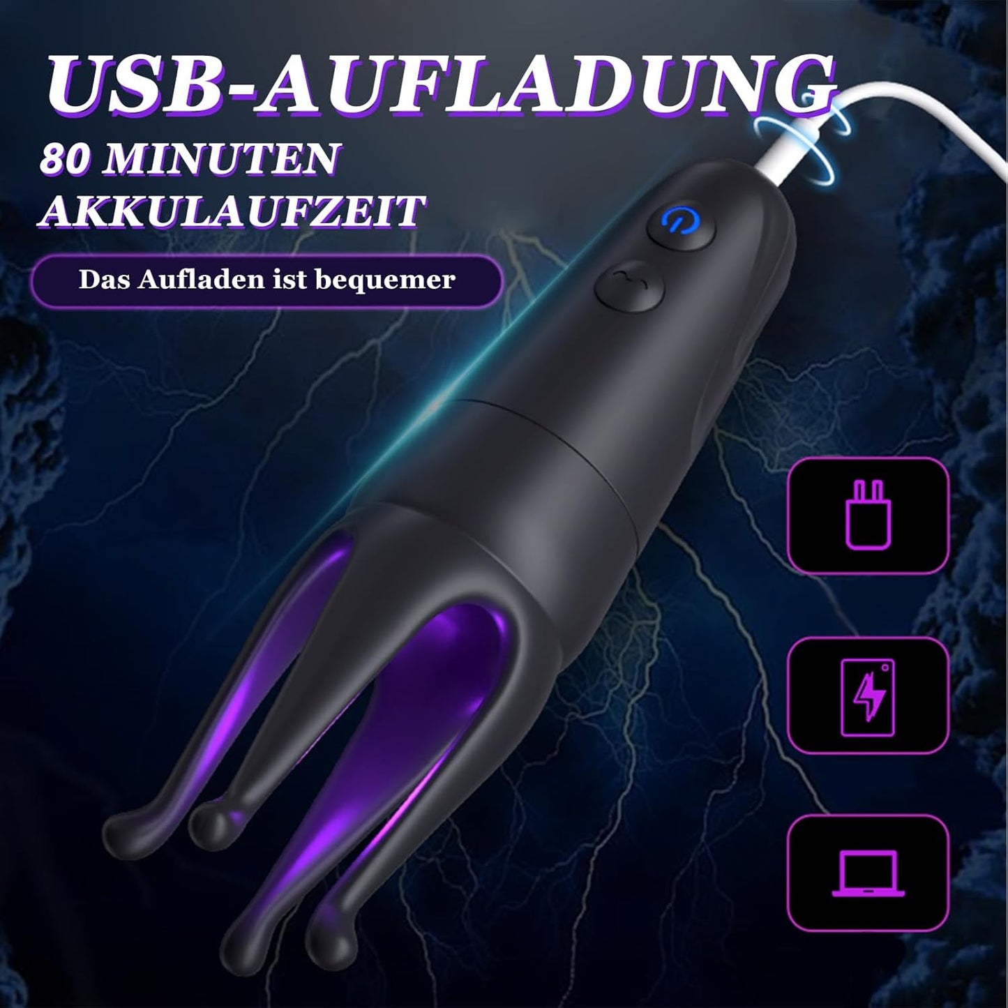 3 in 1 Penismassagegerät Penis Trainer Vibrator Masturbieren mit 10 Modi