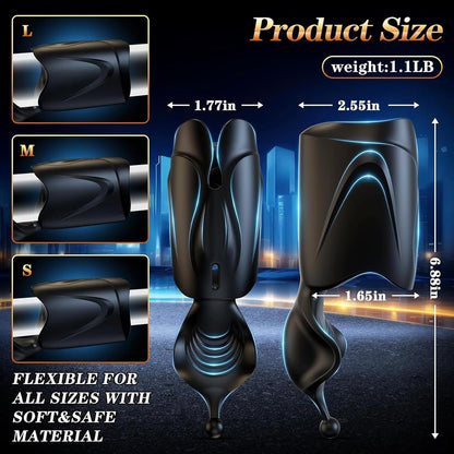 Elektrischer Masturbationsbecher Penistrainer Vibrator mit 10 Vibrationsmodi