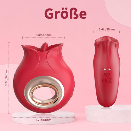 G-punkt Klitoris Nippel Leckzungen Stimulator Vibratoren mit 9 modi