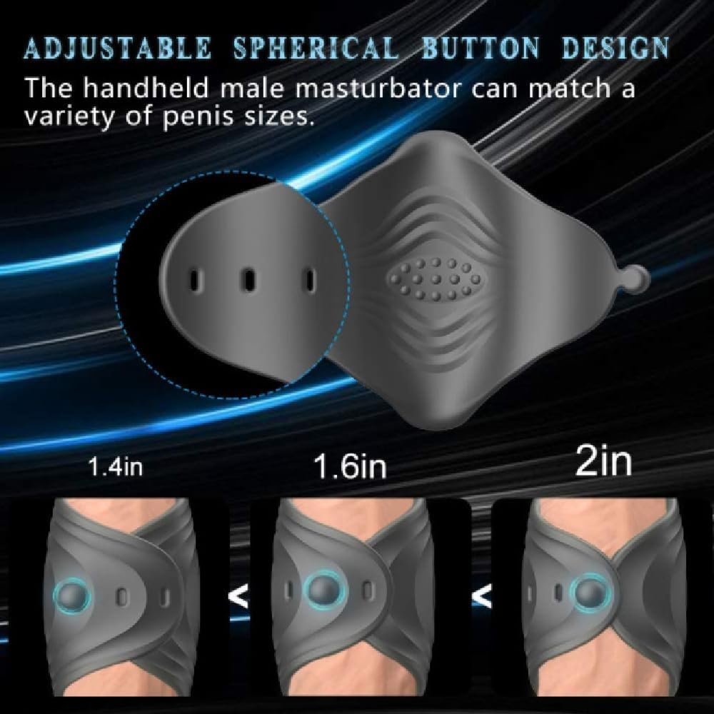 Verstellbar Penisring Vibrator Penishülle Penistrainer mit 10 Intensive Vibrationsmodi