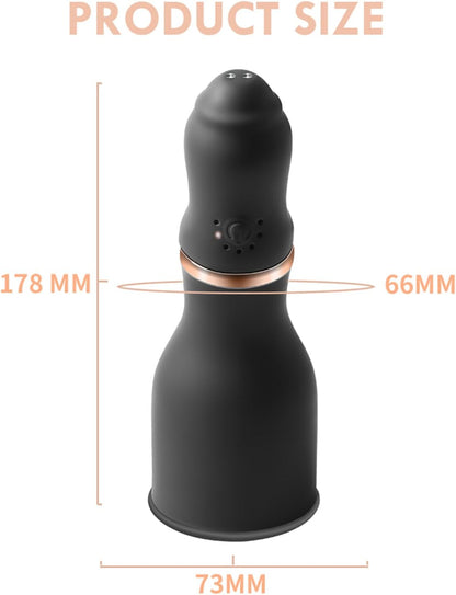 3 in 1 Penis Trainer Eichelmassagegerät Elektrische Eichelvibrator Mit 7 Vibrationsmodi