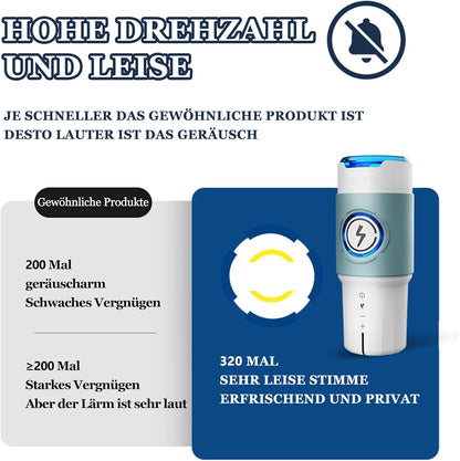 Leten 4 in 1 Automatische Masturbieren mit 6 Vibrationsmodi 6 Saugmodi Heizfunktion