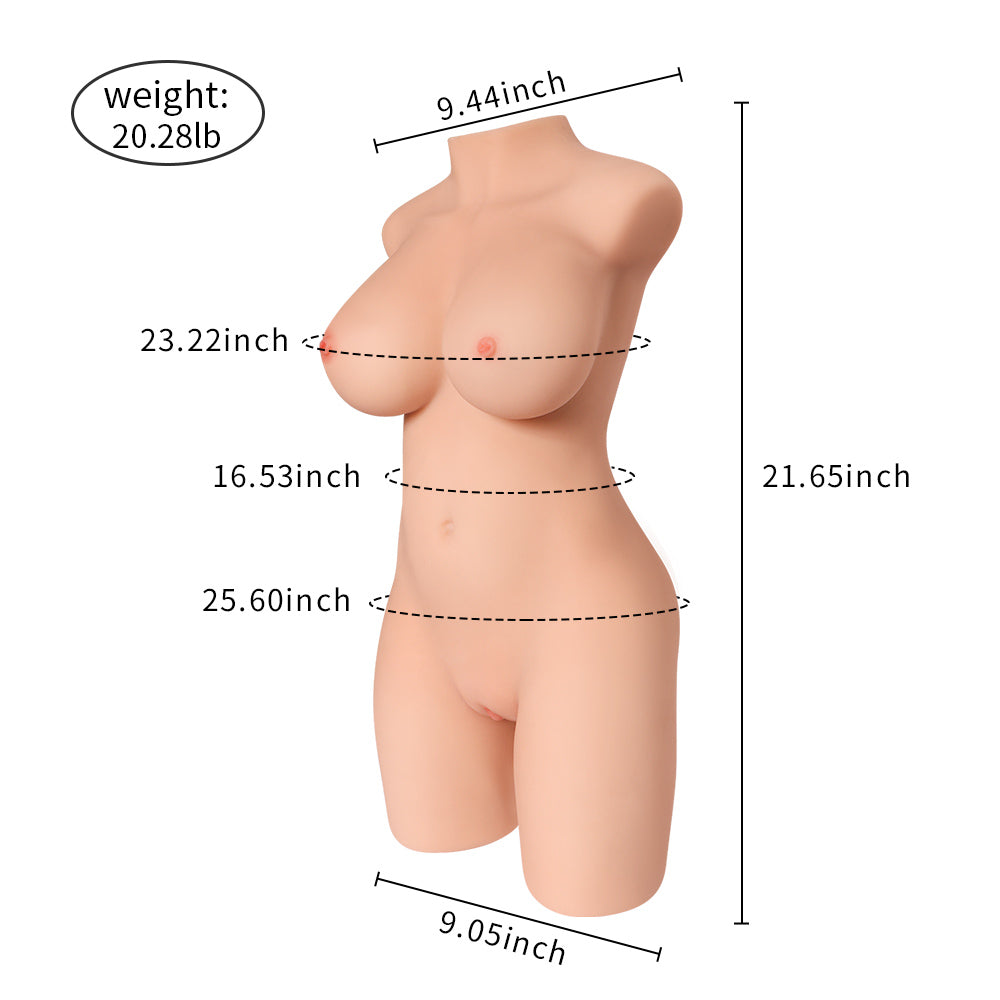Levensgrote sexy sekspop geschikt voor verschillende posities 9,22 kg 