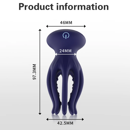 Vibrierender Eichel-Stimulator Penis-Training mit 10 Vibrationsmodi